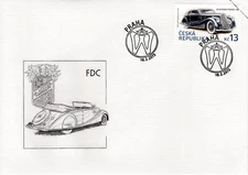 CZECH REPUBLIC 2015 Historical Vehicles FDC6168