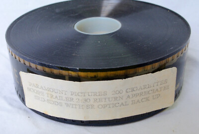 Vintage 35mm Movie Film Trailer Reel 