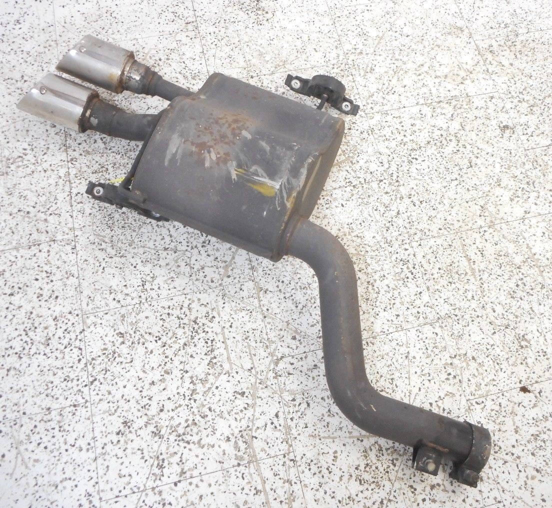 06 2006 Maserati Quattroporte M139 Passenger Right Exhaust Muffler W/ Tips OEM