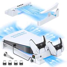 PS5 Horizontal Cooling Stand PS5 Holder PS5 Controller Charger PS5 Cooler Stand