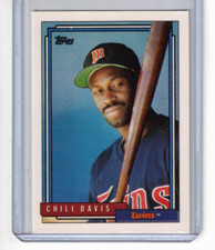 1992 Topps #118 Chili Davis - Twins