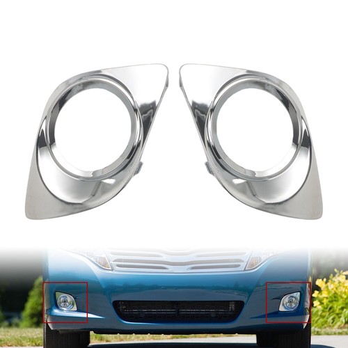 Chrome Fog Light Trim Bezel Driver & Passenger Side for Venza 2009-2012 Toyota - Picture 5 of 7