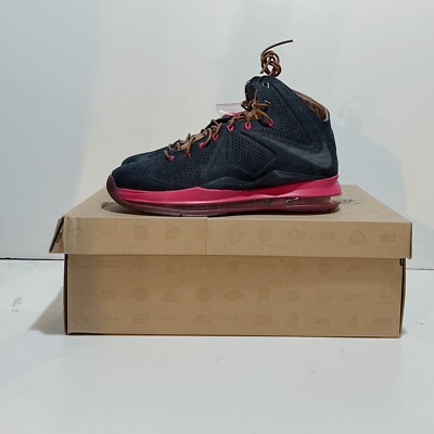 NIKE LEBRON X EXT DENIM BASKETBALL SHOE 2013
