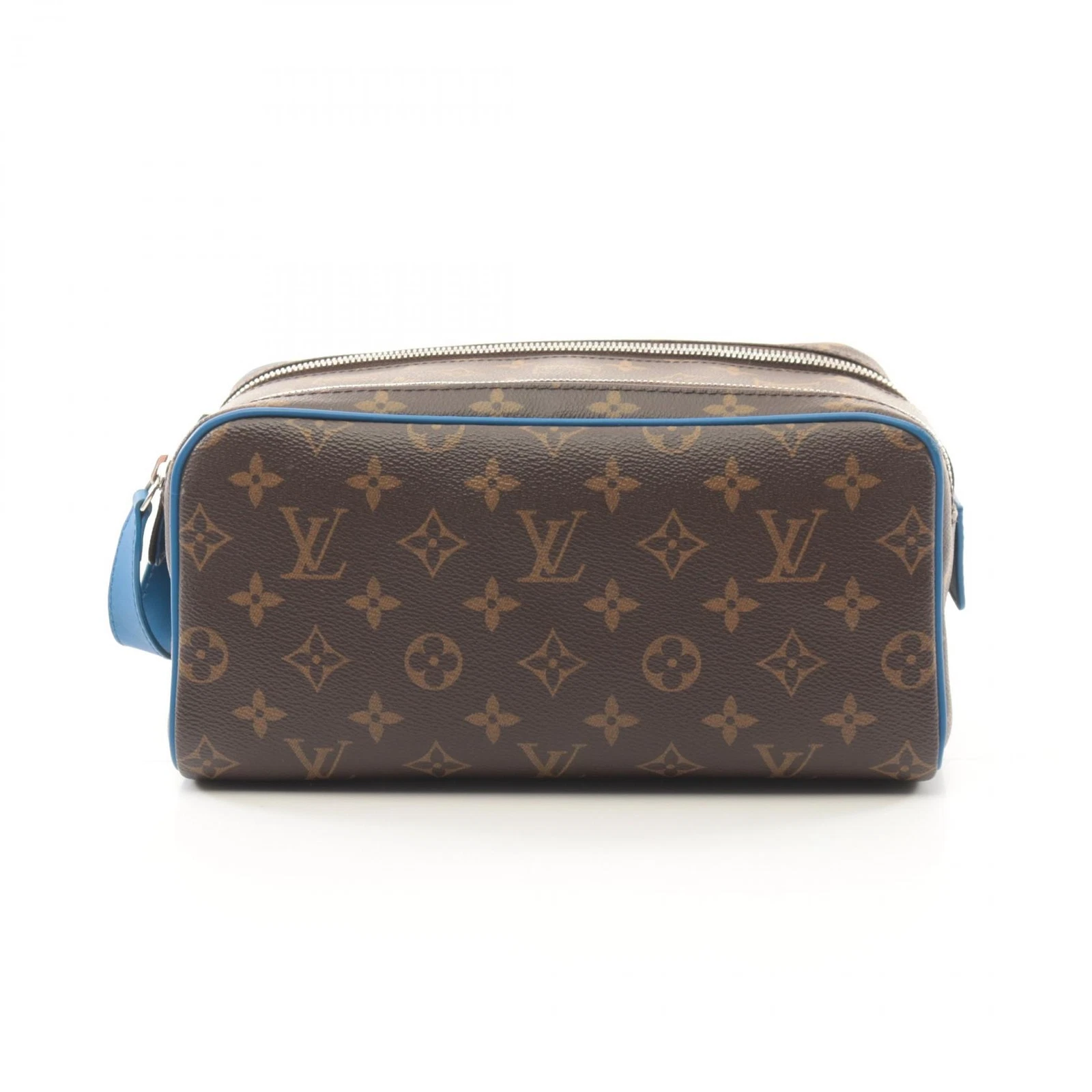 LOUIS VUITTON（LV） LOUIS VUITTON Dopp kit borsa pochette business M12642 Monogram macassar blu indaco