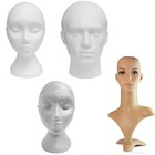 Mannequin Display Head Polystyrene Foam/ Plastic Male Female Swan Unisex Neck
