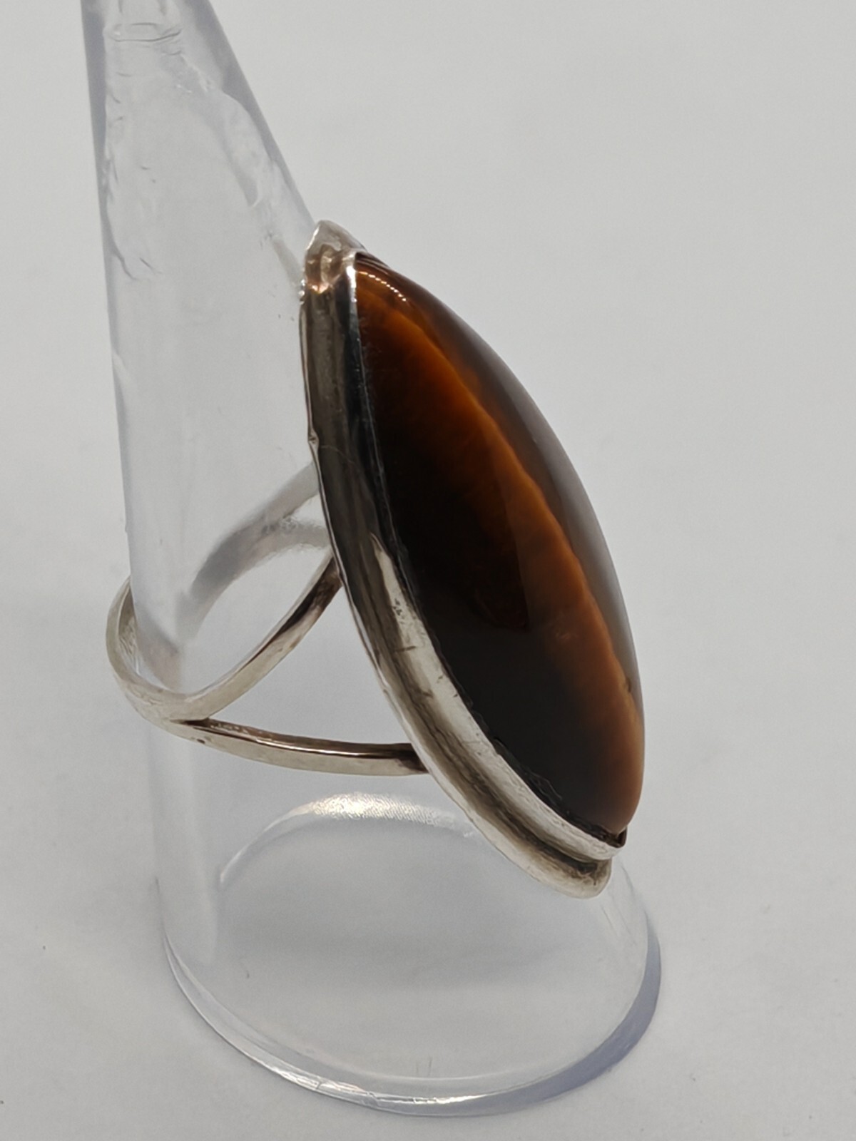 Tiger's Eye Ring Solid 925 Sterling Silver Ring S… - image 2