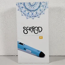 3D Printing Pen SCRIB3D P1 3D Pen Display PLA Filament Blue Pen Kids Gift