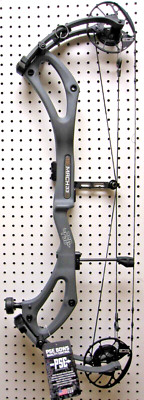 New 2025 PSE Mach 33 DS, 70#, DL 25.5''-31'', RH, EC2 Cam, Carbon Bow 70#-Charcoal