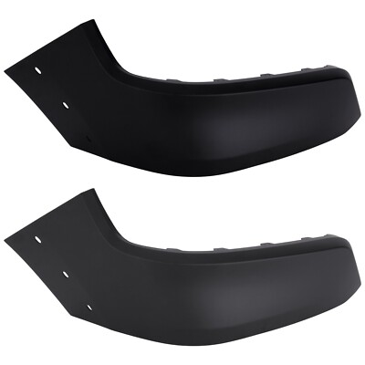 Bumper Face Bar Ends Extensions Set of 2 Front Driver & Passenger Side Pair