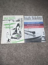 High Fidelity magazine Lot 1958 & 1960 Tangle wood Amplifiers