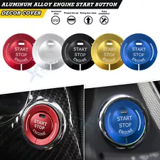 Alloy Engine Start Stop Push Button Cover For Infiniti Q50 QX50 QX80 QX70 QX30