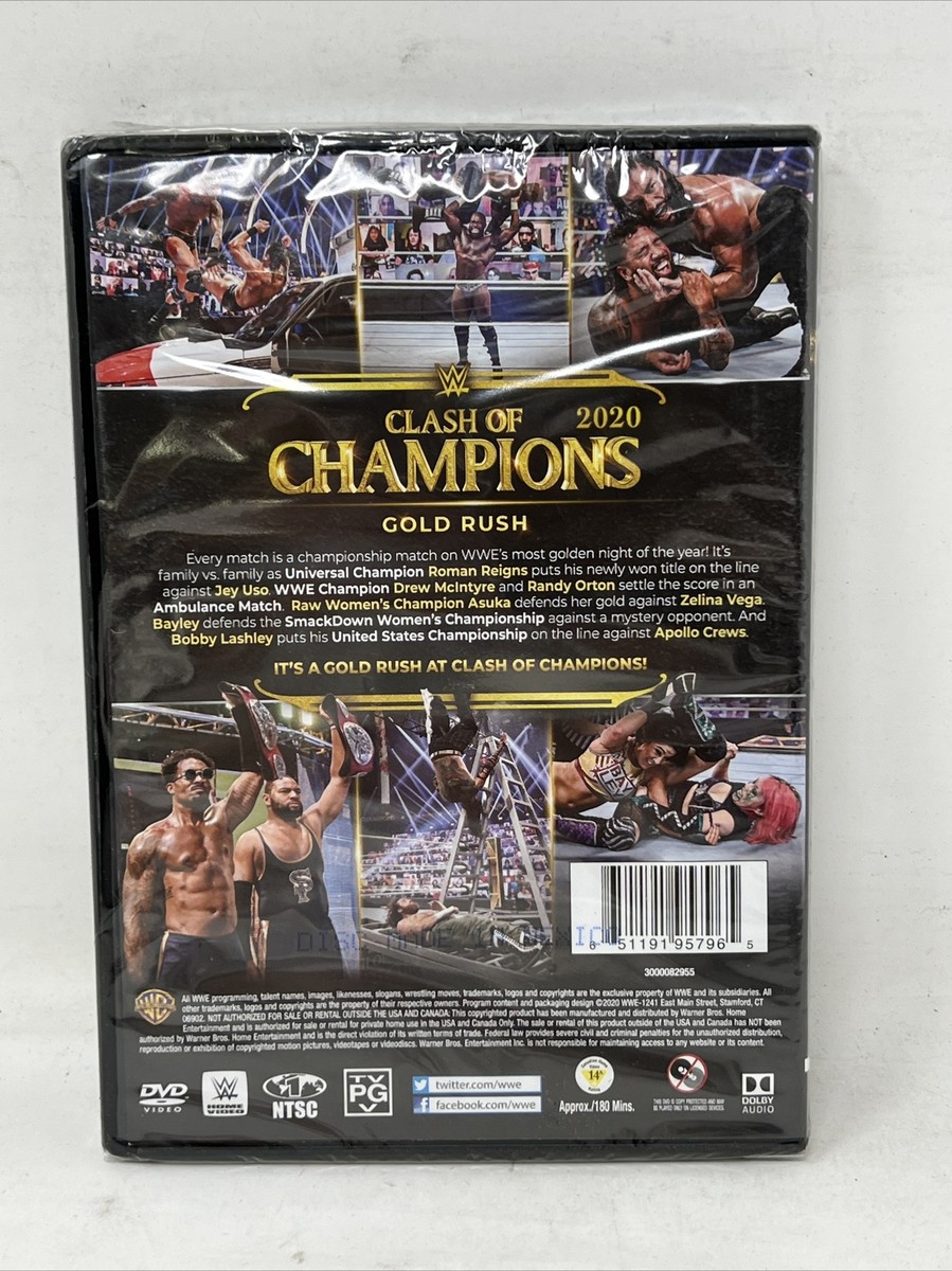 Dvd Wwe Clash Of Champions Full Show 2021 WWE Champions New Full