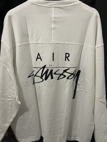 Stussy x Nike Dri Fit Mesh Jersey 'Sail' Size Xl In Black - Picture 4 of 19