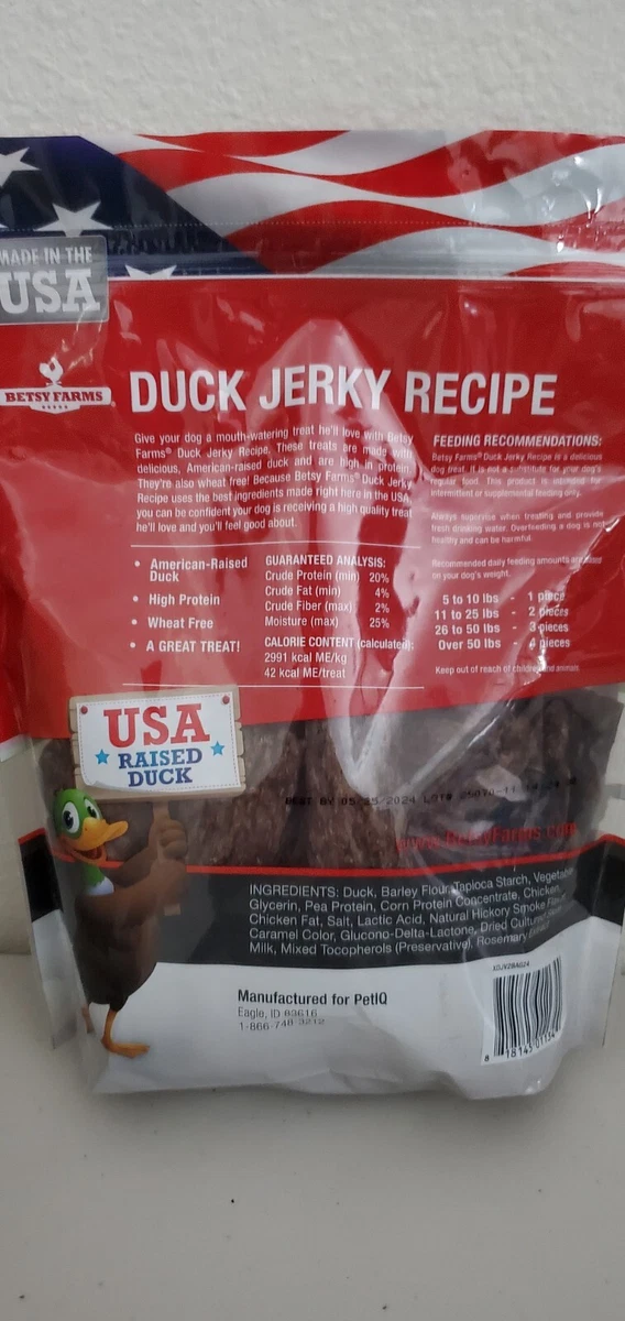 Betsy farms top duck jerky