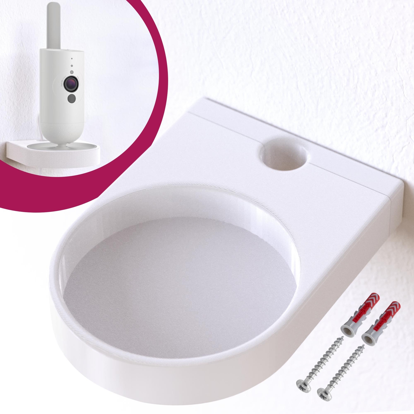 Baby Monitor Wall Mount Holder suitable for Philips Avent SCD923/26-image