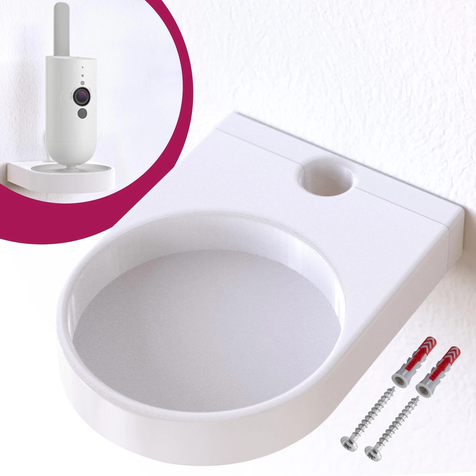 Baby Monitor Wall Mount Holder suitable for Philips Avent SCD923/26