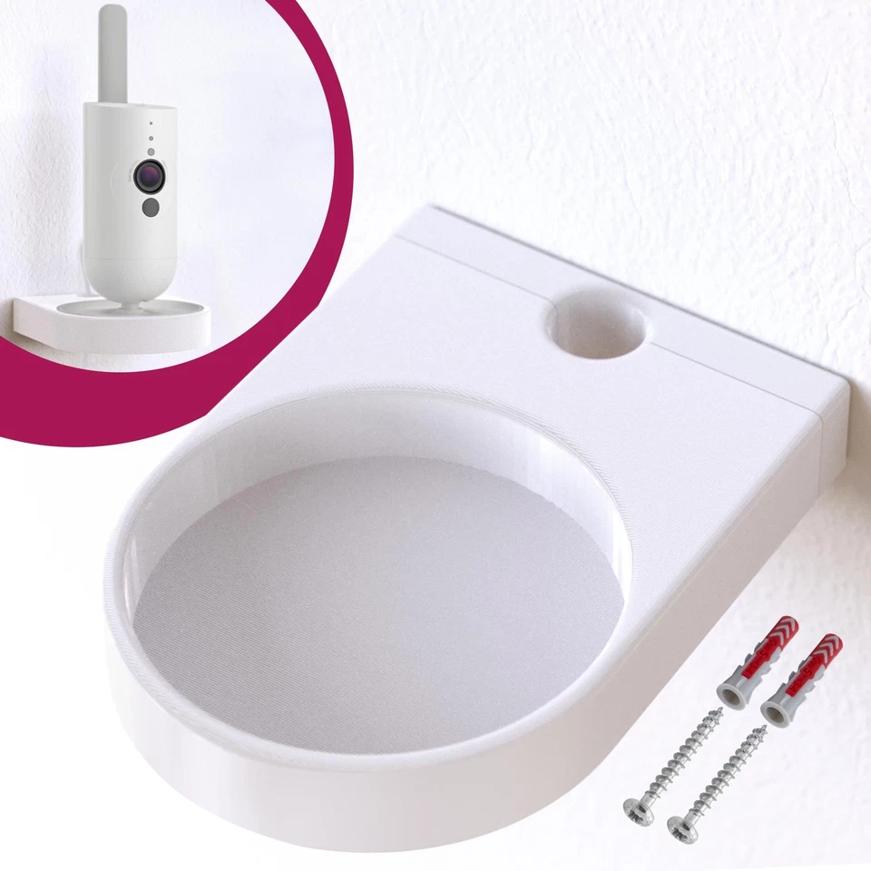 MOBILEFOX Babyphone Wandhalterung Halter passend für Philips Avent SCD923/26