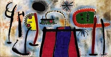 JOAN MIRO Poster or Canvas Print "Painting, 1953"