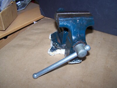 Vintage SEARS 506- 51770 Bench VISE Swivel Base Anvil 3 1/2