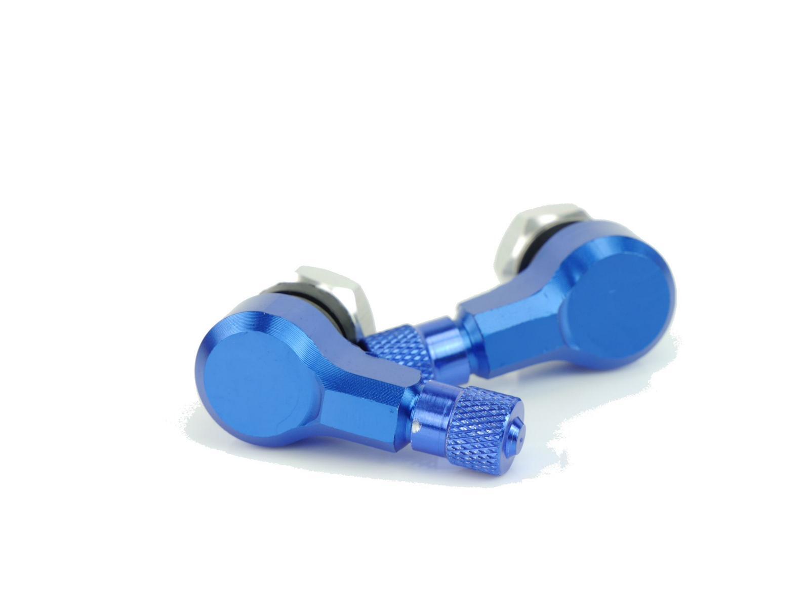 CNC Aluminium Angle Valve 90 Grad fit for BMW R1200 Rs (LC) 2015 0A05 2015- Blue