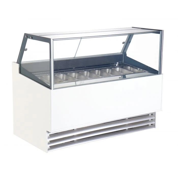 Eisvitrine für 16 Sorten/Behälter Eistheke Speiseeisvitrine- NEU in