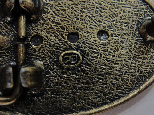Women's Floral Belt Buckle Vintage Nice Workmanship - Picture 8 of 12