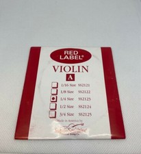 Super Sensitive Red Label Violin String A 1/4 Size SS2123