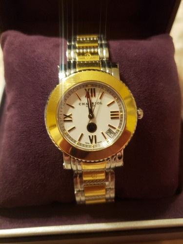 Charriol Parisii Watch Two Tone Silver and Gold Band Excellent Condition - Picture 3 of 8