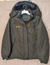 Moerdeng Unco & Boror Sports Ski Winter  Snowboard Jacket Coat Medium Black