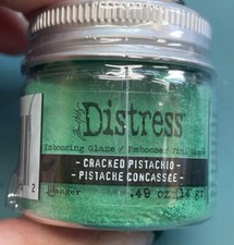 Tim Holtz Distress Embossing Glaze -Cracked Pistachio -TDE-70962