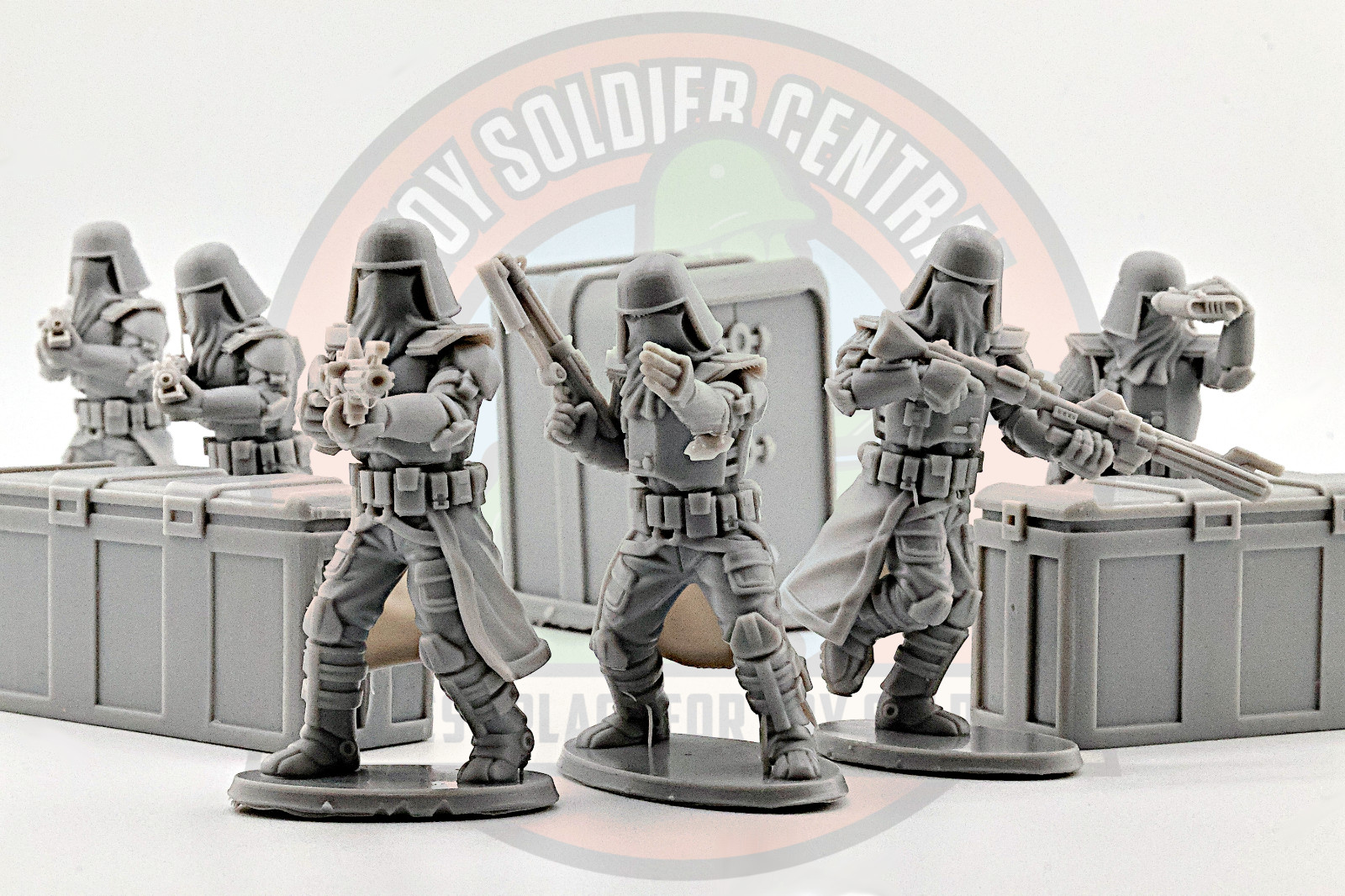 Star Wars Toy Soldiers - Galactic Marine Army Men Series 1 - 54mm 1:32 W/ Bases