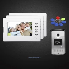 7inch Video Security Door Phone with Intra-monitor Audio Intercom for Apartment