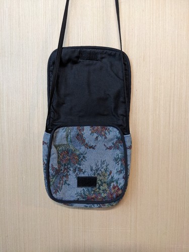 Eucalyptus Tapestry Crossbody Bag Purse Blue Floral Boho Hippie - Picture 3 of 13