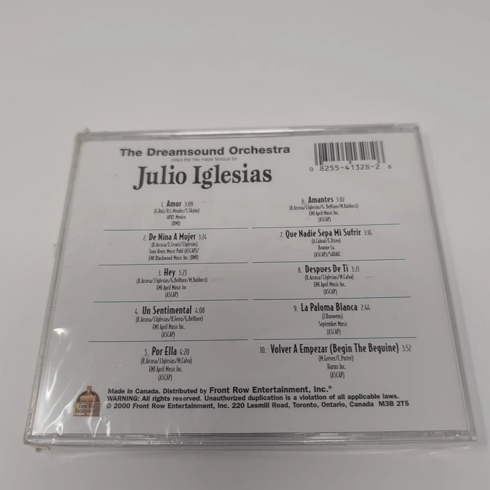 The Dreamsound Orchestra Plays A Tribute To Julio Iglesias (CD) Brand New Sealed Foto 4 de 4