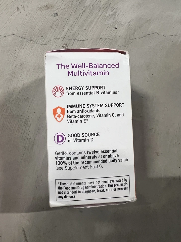 Suplemento multivitamínico e multimineral Geritol 100 comprimidos - Imagem 4 de 4