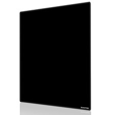 gogofree Glass Mousepad for Gaming, Ultra Smooth 11.8L x 9.3W inches, Black