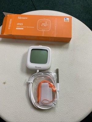 SONOFF SNZB-02LD Zigbee Wasserdichter Temperatursensor mit 1,5 m Edelstahl...