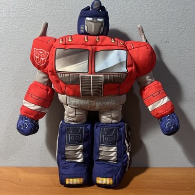 Transformers Optimus Prime/ Softimus Prime Reversible Plush Hasbro 2006