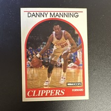 1989-90 NBA Hoops Danny Manning Rookie #40 Los Angeles Clippers NBA Properties