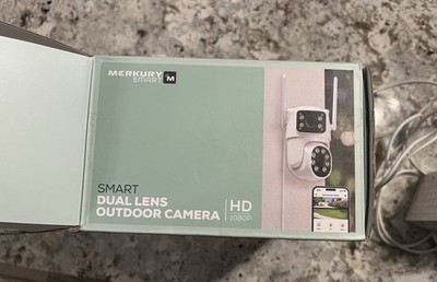 Merkury Smart Dual Lens Outdoor Security Camera