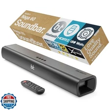 Majority Bluetooth 120W TV Sound Bar for Smart TV, 24 Inch, 2.1 Channel, 3D S