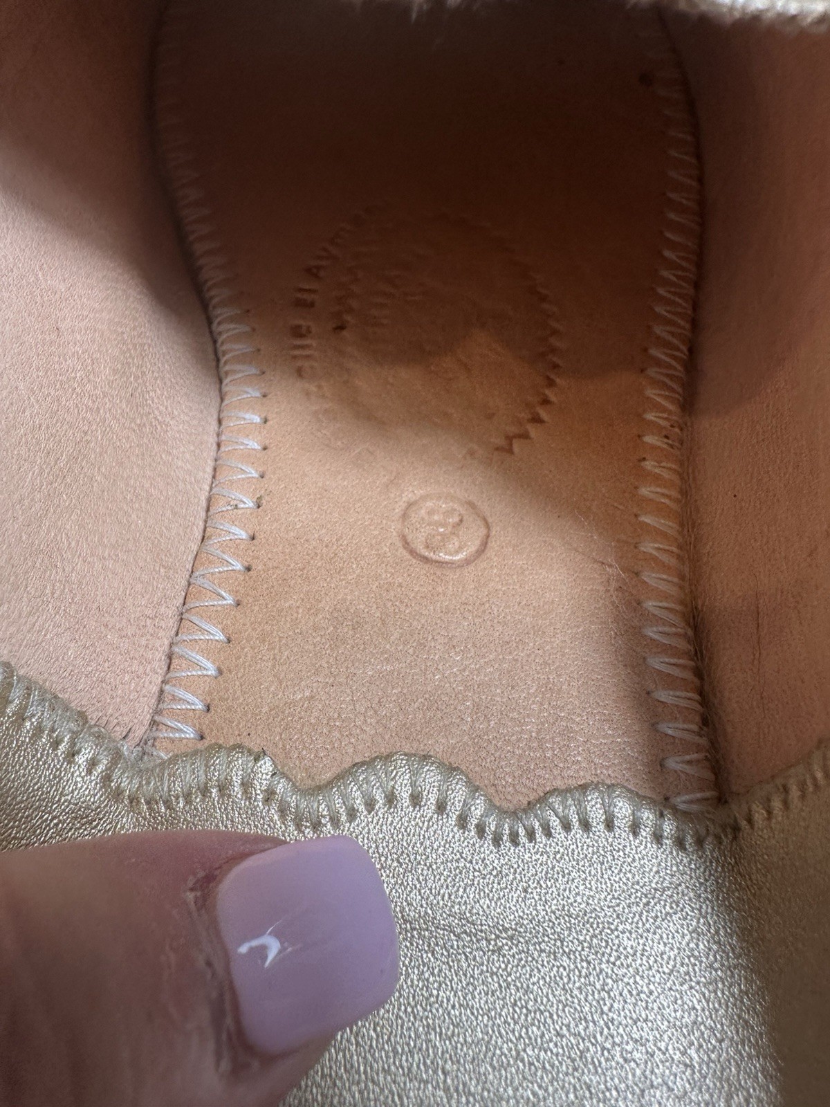 PANTOFOLA D’ORO MAROC EL AYMANI CIABATTE SLIDES IN PELLE MAROCCHINA ORO TAGLIA 38 7 5 8 OTTIME CONDIZIONI