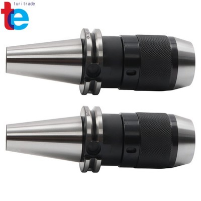 2pcs CAT40 Collet Chuck Keyless Drill Chuck 5/8'' Quick Change Tighten