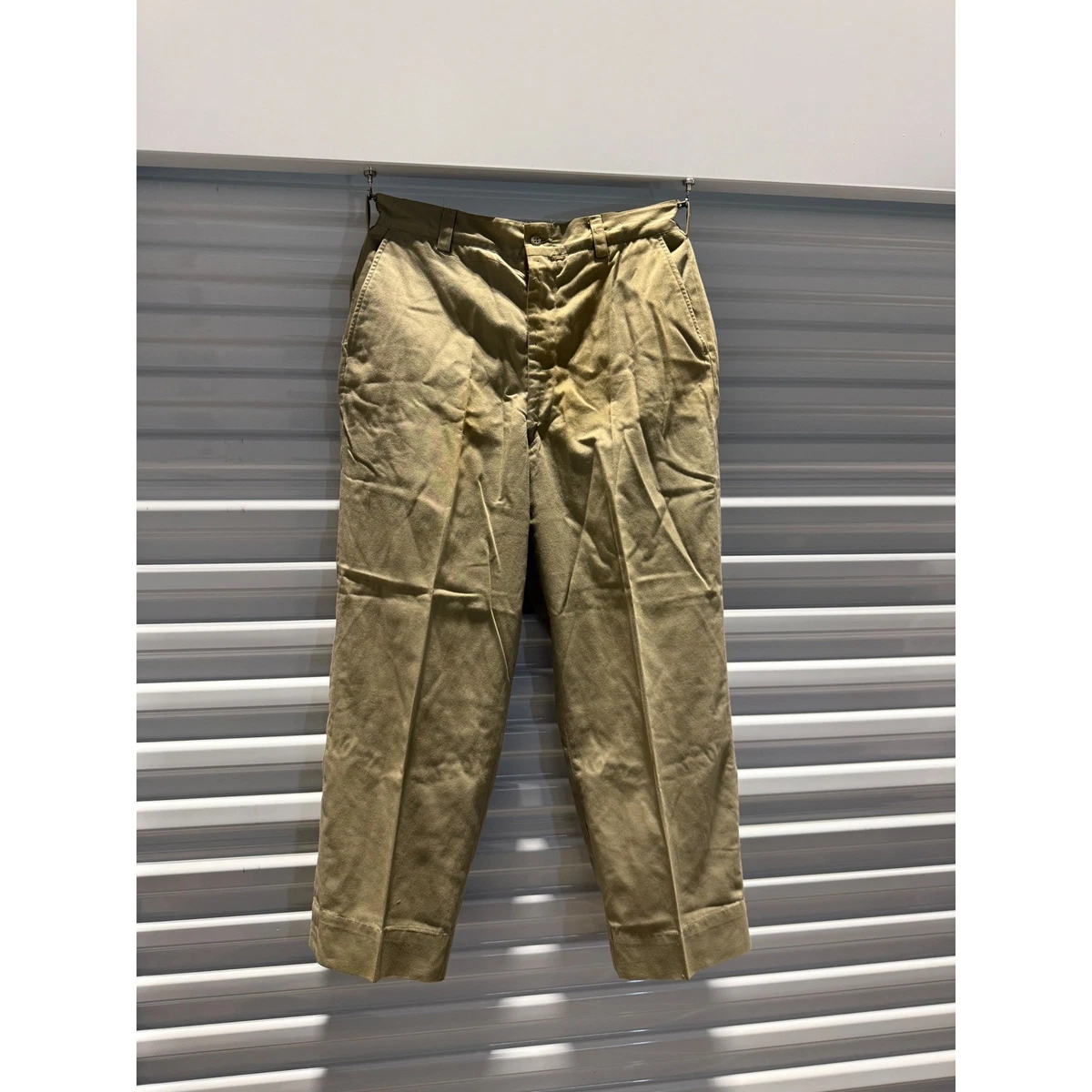 Pantalon Chino Vintage Homme, Noir, Taille W29 L30 (très Bon état)