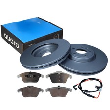 QUARO Bremsscheiben 316mm Beläge mit WAKO Satz Vorne für JAGUAR XE X760