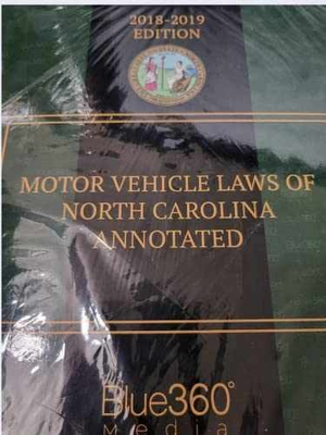 #ad Motor Vehicle Laws of North Carolina Annotated Paperback by Blue360 Good $63.79