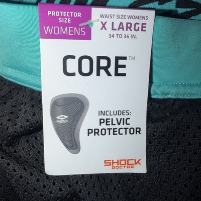 Shock Doctor women loose hockey SHORT pelvic protector X-large waist 34-36 