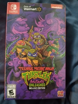 BRAND NEW SWITCH TEENAGE MUTANT NINJA TURTLES MUTANTS UNLEASHED DELUXE EDITION