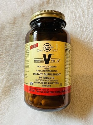 Solgar Formula VM-75, 90 Tablets - Multivitamin with Chelated Minerals - Vita...