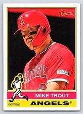MIKE TROUT  ANGELS  2025 TOPPS HERITAGE #119